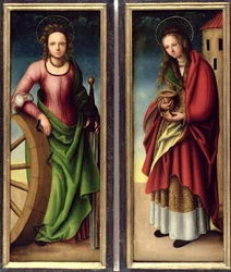 Sainte Catherine et Sainte Barbara, 1510